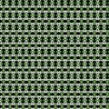 Green silver elegant pattern and design, textile illustration