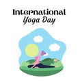 Green Simple Yoga Day Instagram Post