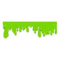 Green slime liquid icon, paint toxic design Royalty Free Stock Photo