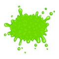 Green slime sign