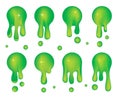 Green Slime Slime Icon Royalty Free Stock Photo