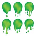 Green Slime Slime Icon Royalty Free Stock Photo
