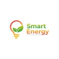 Green Smart Energy Logo Design Vector