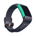 green smartwatch device tech icon