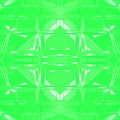 Green smooth surface with white highlights. Beautiful seamless background with symmetrical patterns. A rectangular tile. Royalty Free Stock Photo