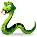 Green Snake Cartoon