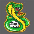 Green snake mascot