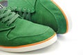 Green sneakers