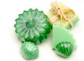 Green soaps Royalty Free Stock Photo