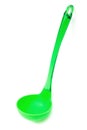 Green soup ladle