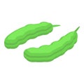 Green soy icon isometric vector. Bean soybean