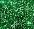 Green sparkle glitter background. Glittering sequins wall.