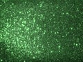 Green Sparkle Glitter background. Royalty Free Stock Photo