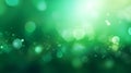 Green Sparkling Lights Festive background with texture. Abstract Christmas twinkled bright bokeh defocused Royalty Free Stock Photo