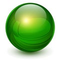 Green sphere 3D