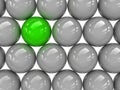 Green sphere Royalty Free Stock Photo
