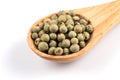 Green spice pepper peppercorns Royalty Free Stock Photo