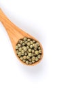 Green spice pepper peppercorns Royalty Free Stock Photo