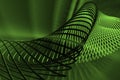 Green spiral abstract Royalty Free Stock Photo