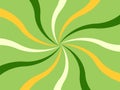 Green spiral abstract background sunburst Royalty Free Stock Photo