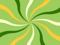 Green spiral abstract background sunburst Royalty Free Stock Photo