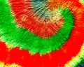 Green Spiral Tie Dye Print. Coral Swirl Watercolor Drawing. Mauve Watercolor Splash. White Grungy Paint. Yellow Bohemian Fashion. Royalty Free Stock Photo