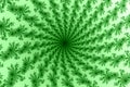 Green Spiral Wave Swirl