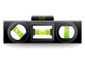 Green spirit level Royalty Free Stock Photo