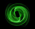 Green Spirograph pendulum photo