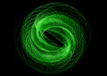 Green Spirograph pendulum photo