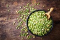 Green split peas Royalty Free Stock Photo