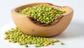 Green Split Peas Bowl Royalty Free Stock Photo