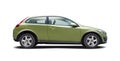 Volvo C30 side view isolated Royalty Free Stock Photo