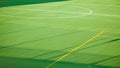 Green sport soccer grass field for multiple sports Royalty Free Stock Photo