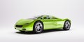 Green sports car 2 Royalty Free Stock Photo
