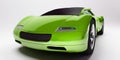 Green sports car Royalty Free Stock Photo