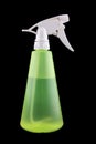 Green spray bottle