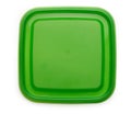 Green square plastic cover