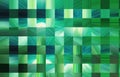 green squares check chequered board chequer symmetry symmetrical backgrounds abstract Royalty Free Stock Photo