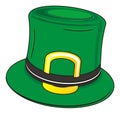 Green st. Patrick`s hat Royalty Free Stock Photo