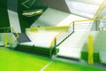 Green stairs