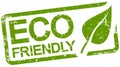 green stamp with text ECO friendly