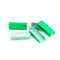 Green Staples isolated Royalty Free Stock Photo