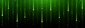 Green star or comet shower rain space background Royalty Free Stock Photo