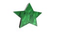 Green star Royalty Free Stock Photo