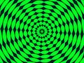 Green phosporescent circles yoga, background, abstract texture, graphics Royalty Free Stock Photo