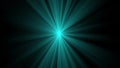 The green star rotates and flickers, the rays move in different directions. Future background for business presentations