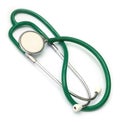 Green stethoscope