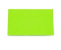 Green sticky note