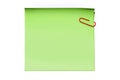 Green sticky note Royalty Free Stock Photo